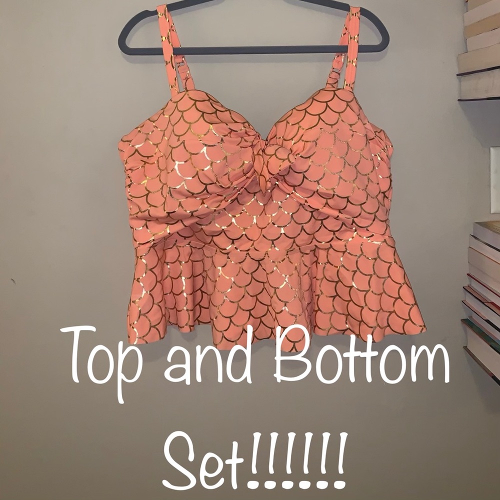 Torrid Never Worn Tankini Set With Top and Bottom